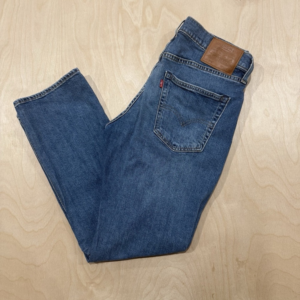 Levis Lot 514 Premium Men's Straight Regular Fit Jeans Stretch Flex Blue 33x30